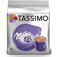 Los mejores  - Tassimo Milka Chocolate - Chocolate Caliente de Milka 5 paquetes de 8 unidades: Total 40 unidades